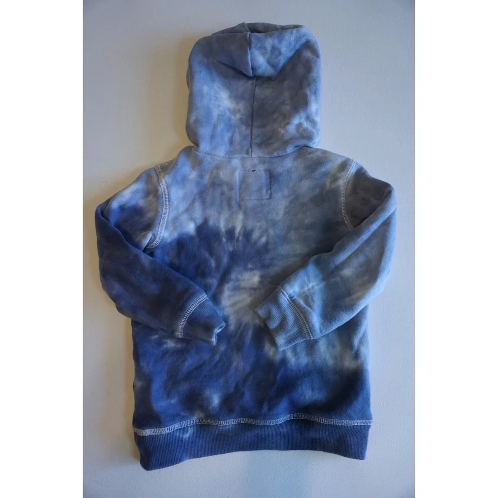 OshKosh Bgosh Kids Blue Tie Dye Pullover Hoodie Sweatshirt 24M